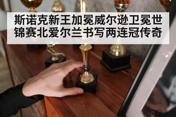 斯诺克新王加冕威尔逊卫冕世锦赛北爱尔兰书写两连冠传奇